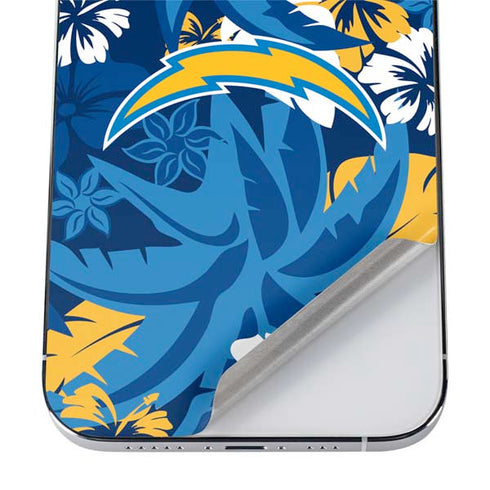 NFL Los Angeles Chargers Tropical Print iPhone 12 Pro Max Skin